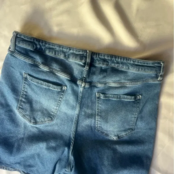 Women's Blue Denim Shorts - Image 6