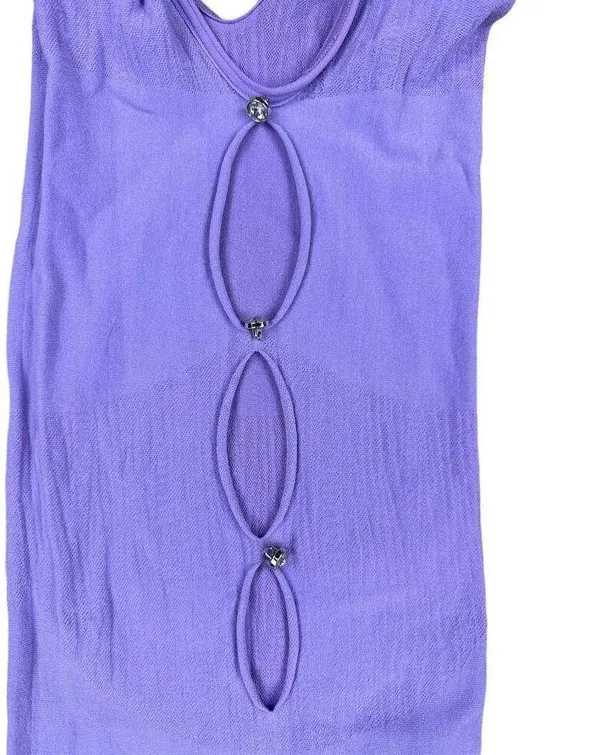 White Fox Boutique - One Of A Kind Bodycon Mini Dress in Purple - Image 2