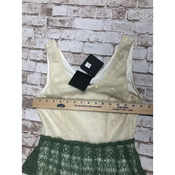NWT Anthopologie‎ RYU Women's Lace Crochet Trim Sleeveless Feminine Dress Size S - Image 6