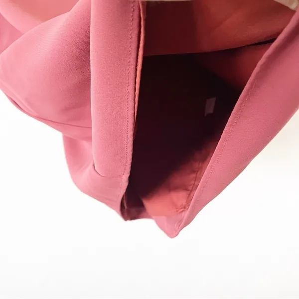 Amanda Uprichard Walsh Mauve Pink Square Neck Feminine Romantic Mini Dress - Image 7