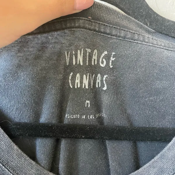 Vintage Canvas Radiate Positivity Graphic Tee - Image 3