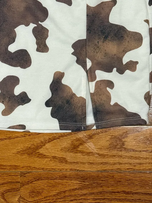 New Windsor Cow Print Mini Skirt S - Image 2