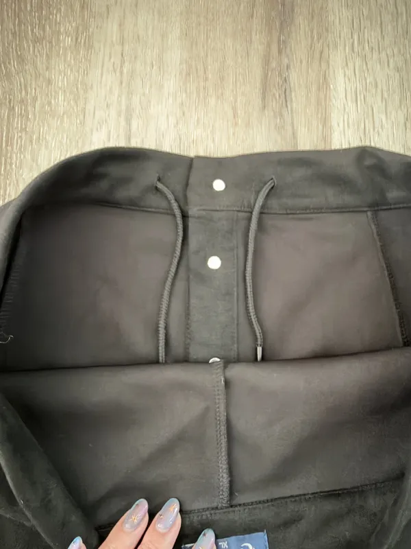 Faux suede skirt Black Size L - Image 4
