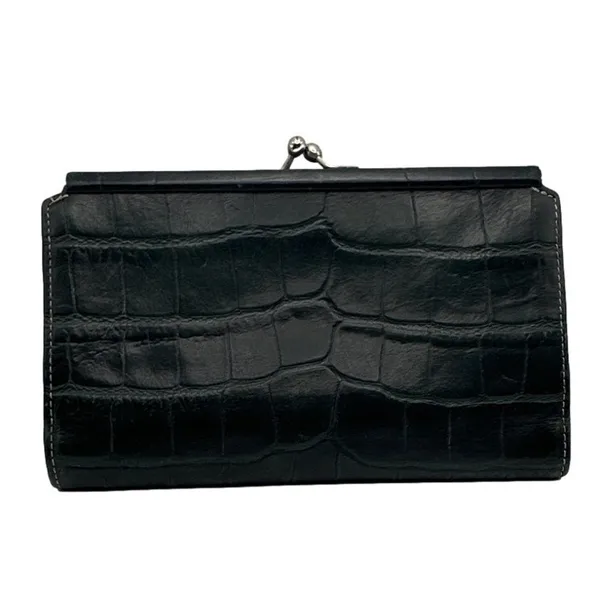 DOONEY & BOURKE Vintage y2k Black Kisslock Wallet - Image 2
