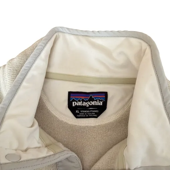 Patagonia Women's XL Better‎ Sweater Pullover Beige Cream Neutral Granola Girl - Image 4
