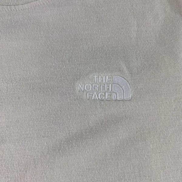 North Face Shirt Womens XL Beige Cream Short Sleeve Crewneck Embroidered Outdoor - Image 3