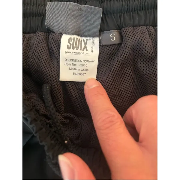 Swix Track Pants Cross Country Ski Pants Womens Size Small Black - Image 6