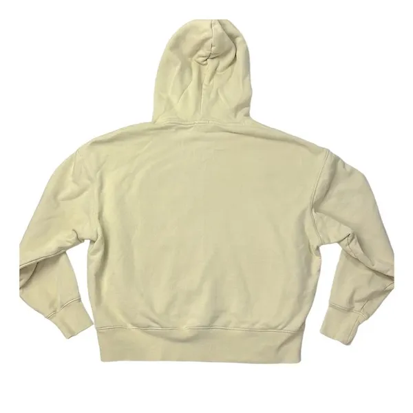NEW WeWoreWhat Women's Size Small Light Yellow Oversized Hoodie Jacket - Image 5