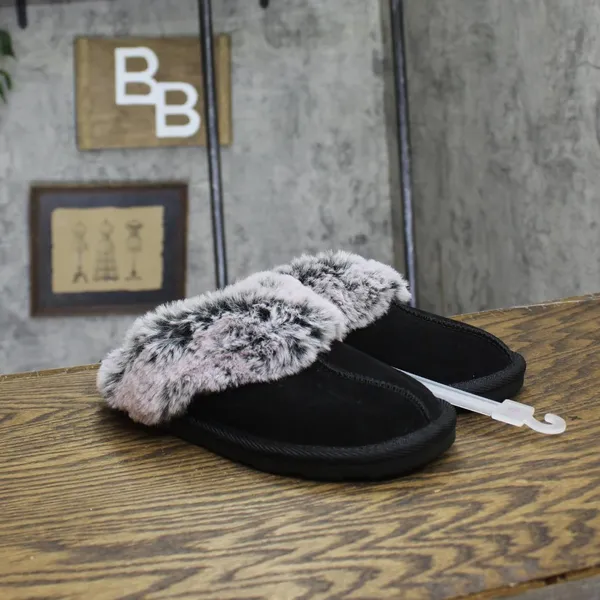 NWT Stars Above Womens Chandra Scuff Slippers 88498519 Black 5M - Image 5