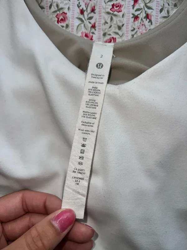 Lululemon Align Tank Top White Size 2 - Image 2
