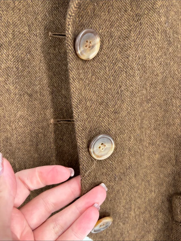 MaxMara wool blazer 6 brown made in italy READ - Image 2