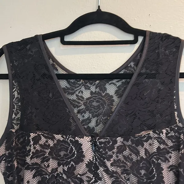 dj jaz dress 4 black lace sleeveless evening cocktail size 12. - Image 9