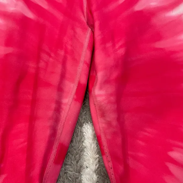 SPLITS59 Bardot Pink Tie Dye High Waist Leggings - Image 3