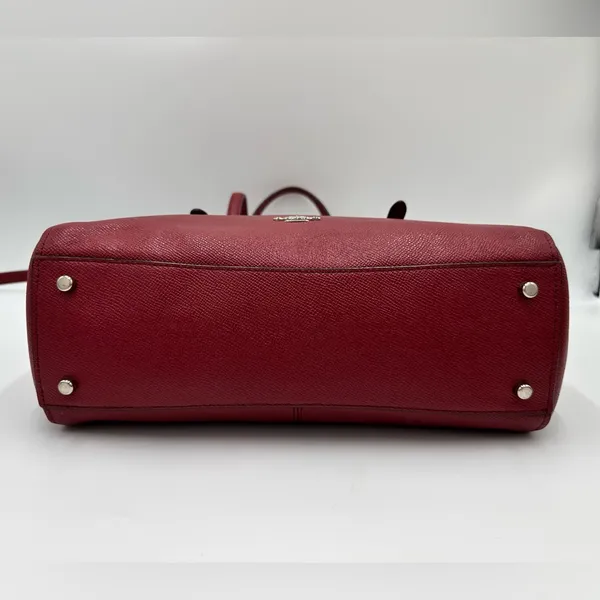 Coach Turnlock Carryall 29 Red Wine - Image 9