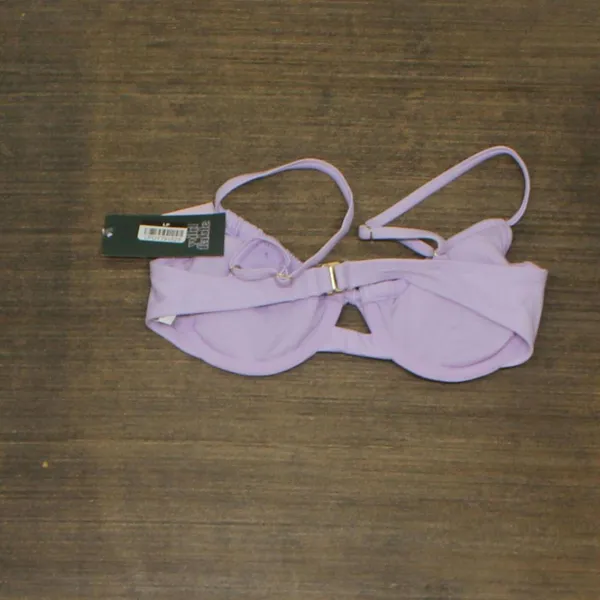 NWT Wild Fable Womens Shirred Underwire Bikini Top PID-G84E3G S Light Purple - Image 3