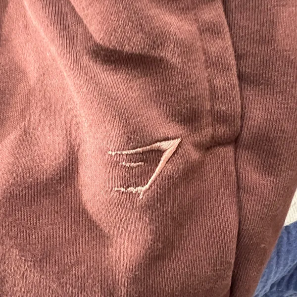 901 | Gymshark‎ Whitney Simmons Relaxed Fleece Jogger Sweatpants Brown Womens S - Image 6