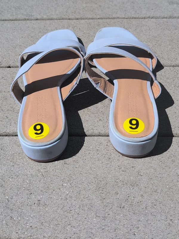Cushionaire Memory Foam Nolita Sandals | Two Band Dress Sandals - Image 5