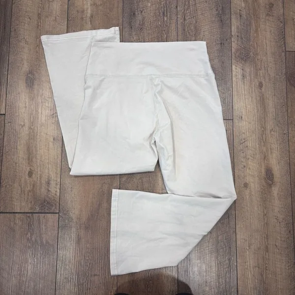 OFFLINE by Aerie OG Crop Flare Hi-Rise Leggings - Tan Beige - Women's Size XL - Image 5