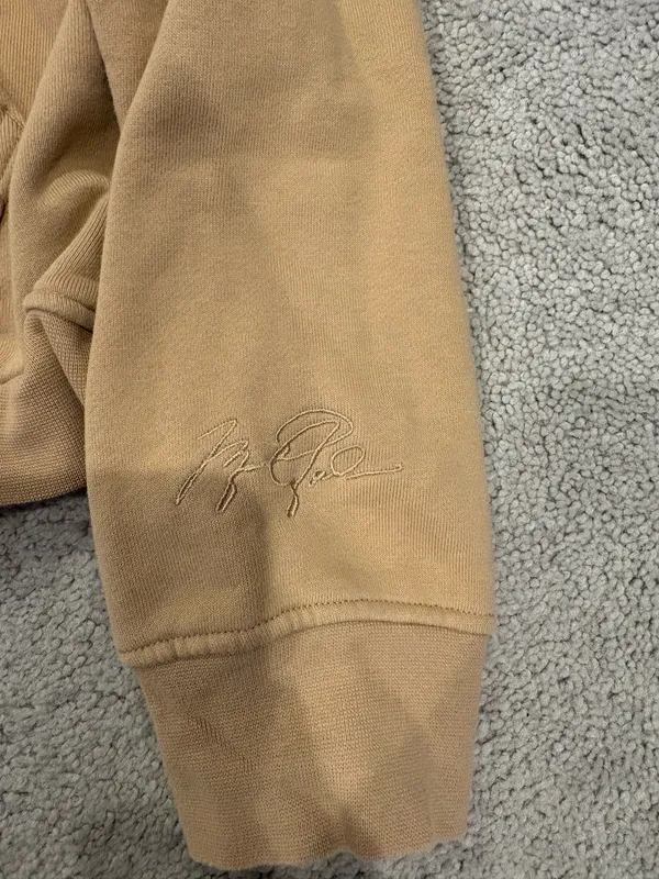 Air Jordan Nike Essentials Tan Hoodie Size M - Image 2