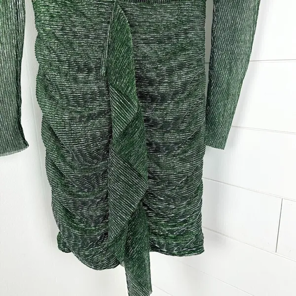Hello Molly Dance Show Dress Emerald Green Mini Bodycon ASO NWT Size XS - Image 13