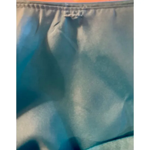 David's Bridal Strapless Mini‎ Dress Womens 10 Turquoise NWOT Ruched Satin - Image 7