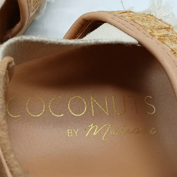Coconuts By Matisse Fuji Platform Sandals Shoes Women's Size 6M Tan Beige Boho - Image 7