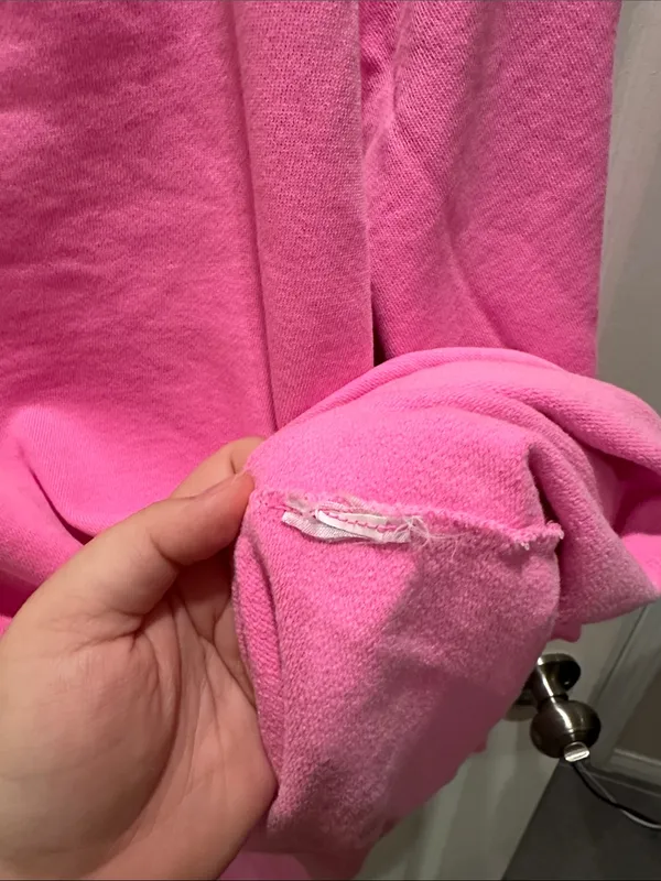Women's Pink Long-Sleeve Scoop Neck Top - Image 3