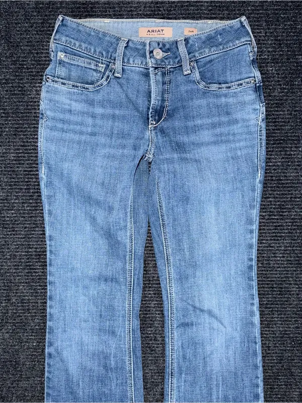 Ariat Perfect Rise Naz Boot Cut Blue Jeans Sz 26 R 10058919 Cowgirl Western EUC - Image 4