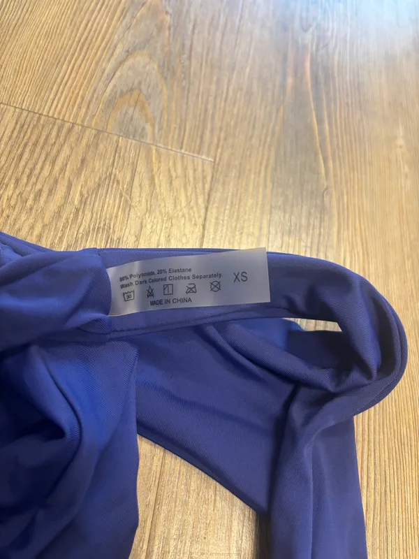 Navy Shein Bathing Suit Bottoms - Image 3