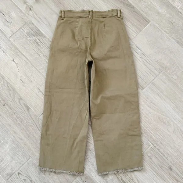 Everlane Wide Leg Crop Pants Patch Pockets - Image 4