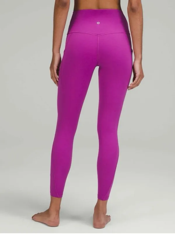 lululemon Align High-Rise Leggings- Vivid Plum - Size 0 - Image 3