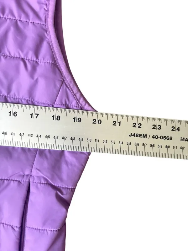 Blue Mountain Women's Purple Lightweight Vest Size M - Image 6