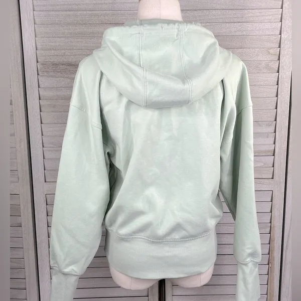 OLD NAVY Activewear Set Joggers & Full Zip Hoodie Light Green-Small - Image 3