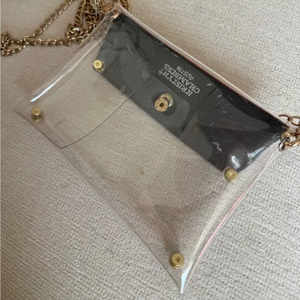 UT clear bag rust burnt football stadium approved Longhorns crossbody concert - Image 8