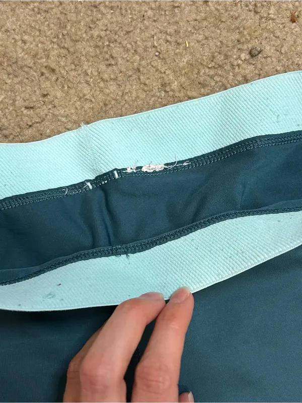 Nike Pro Teal Blue Spandex Compression Shorts Women’s Medium - Image 2
