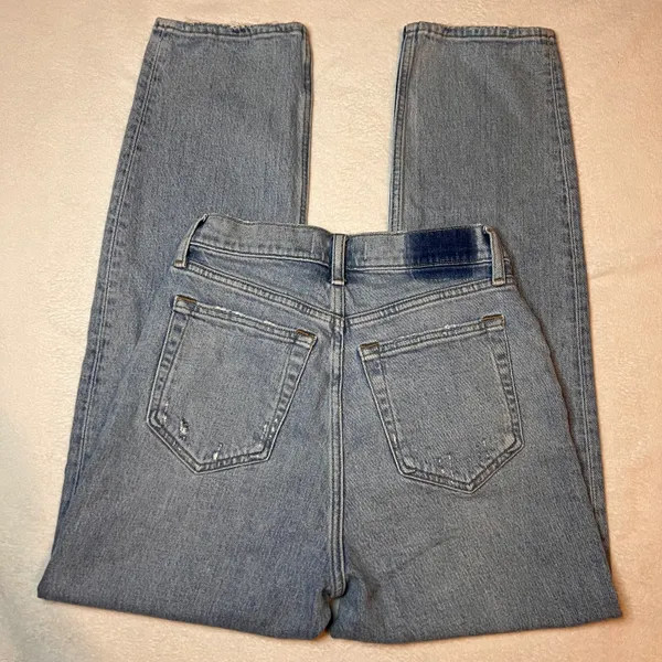 Abercrombie and Fitch criss-cross waist the dad high rise jeans - Image 4