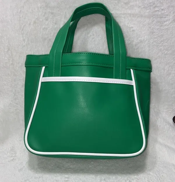 Rehab Green mini Tote Bag with White Accents - Image 2