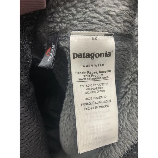 Womens Size S Patagonia Fleece Re-Tool Grey Pullover EUC - Image 4