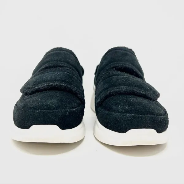 UGG Ashby Spill Seam Trainer Black Suede Laceless Chunky Platform Sneakers 9 - Image 10