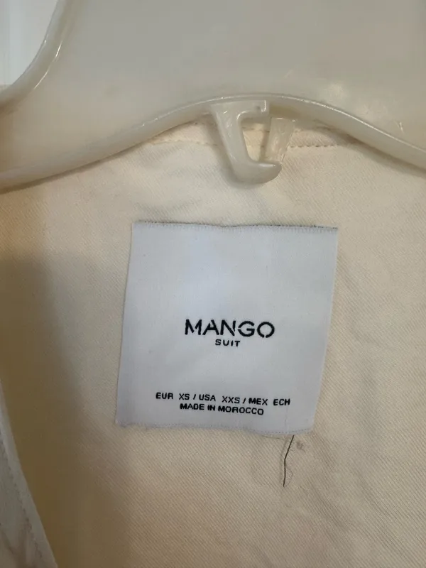 NWOT Mango Double Breasted Belted Trench Jacket - Image 5