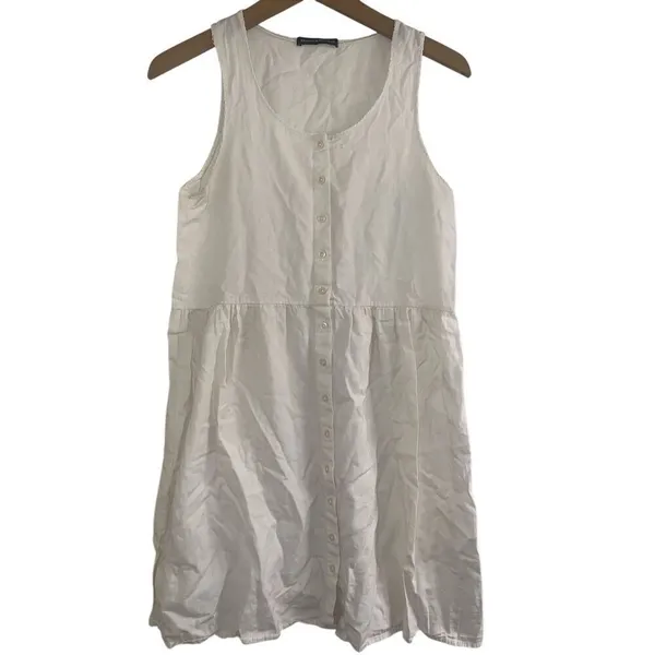 ✨Brandy Melville Arabella Cotton One Size Off White Dress✨ - Image 10