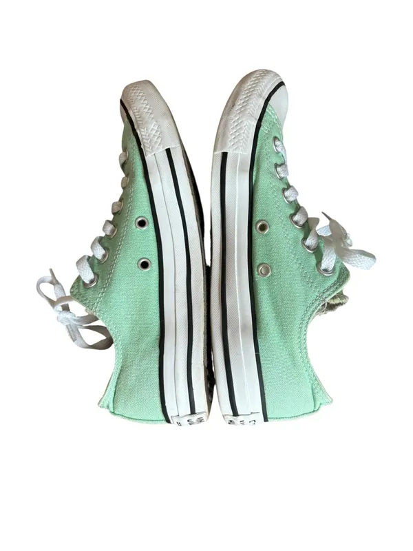 Converse Low Top Sneakers Sea Foam Green Womens Size 7 - Image 4