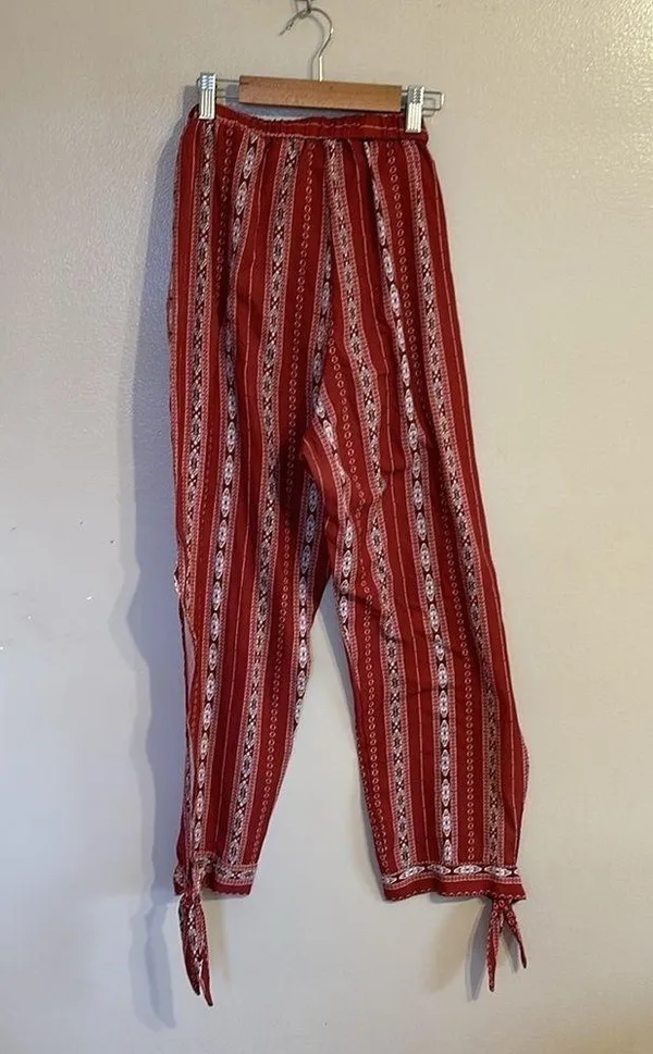 SheIn Red Slit Pants - Image 4