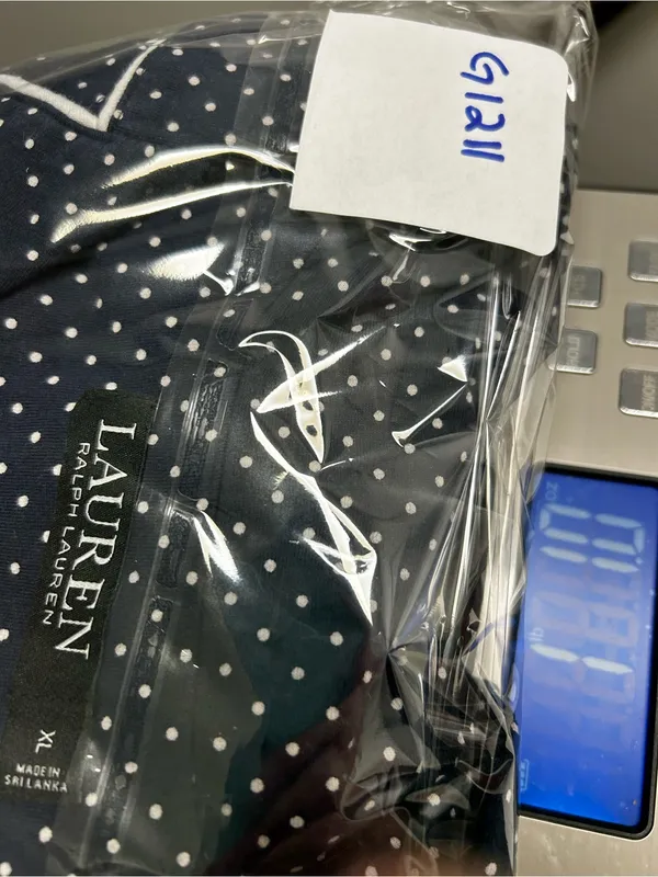 Lauren Ralph Lauren Navy and White Polka Dot Capri Pajama Set - Image 13