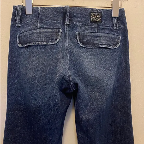 Lucky Brand Dark Blue Flare Jeans size 4 - Image 5