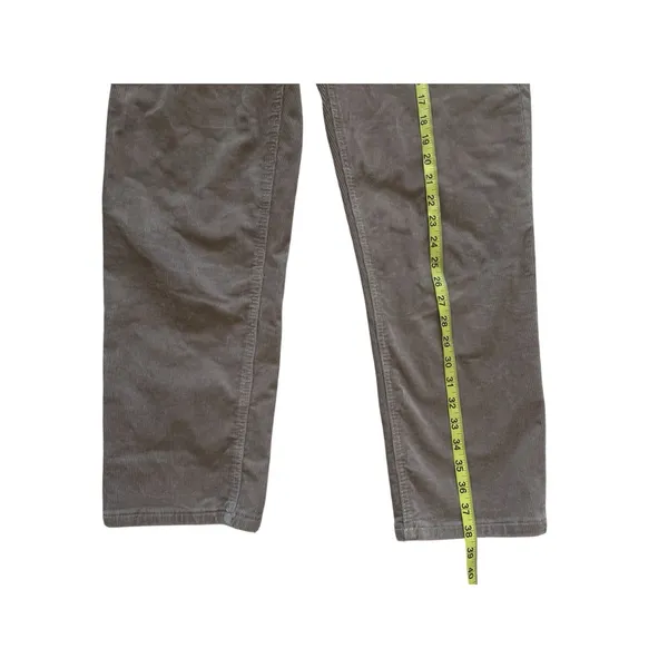 Banana Republic Women's High‎ Rise Straight Leg Tan Corduroy Pants Size 30 - Image 11