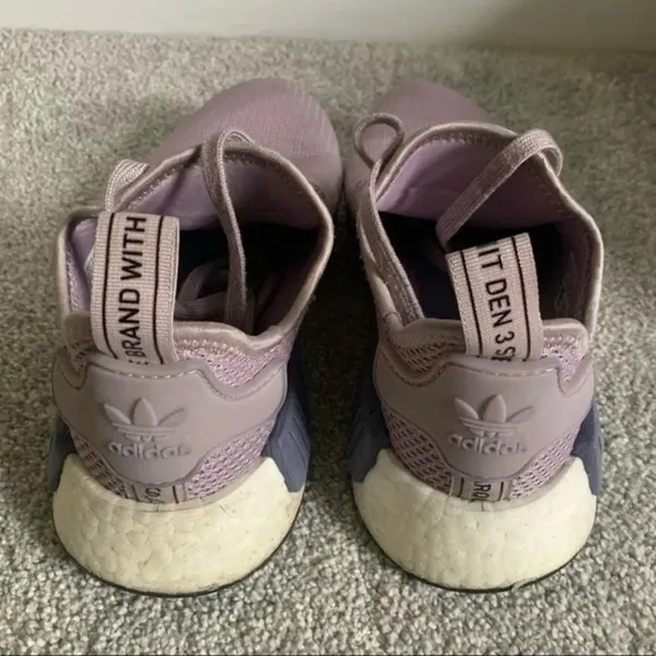 Adidas Boost NMD R1 Athletic Comfy Sneakers Light Purple Lavender Lilac 7.5 8 - Image 7