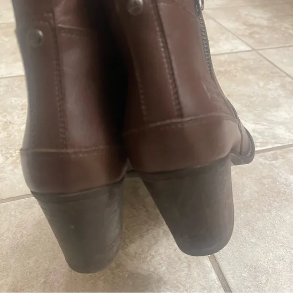 Hunter Women's Refined Zip Boot‎ Leather Bitter Chocolate US 8.5 - Image 13