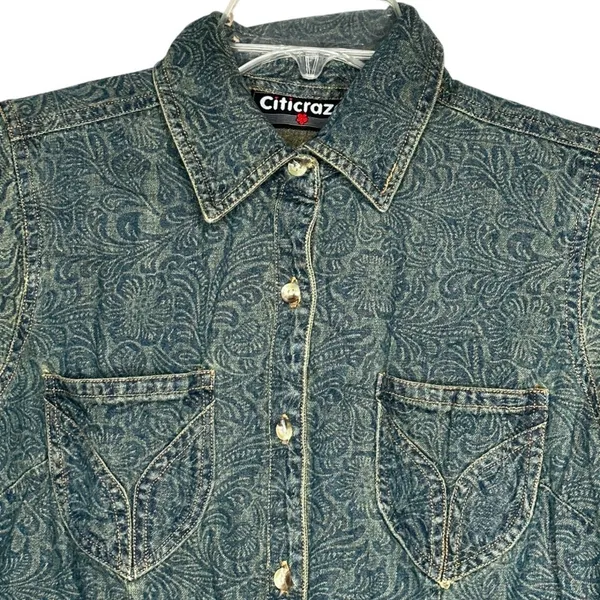 Vintage Citicraze Denim Shirt‎ - Image 2