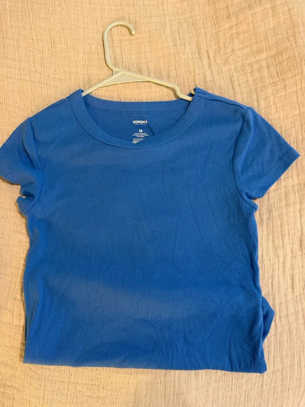 Sonoma Basic blue baby tee - Image 3